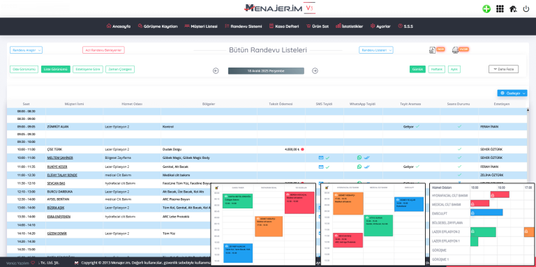 Güzellik Salonu Randevu Sistemi