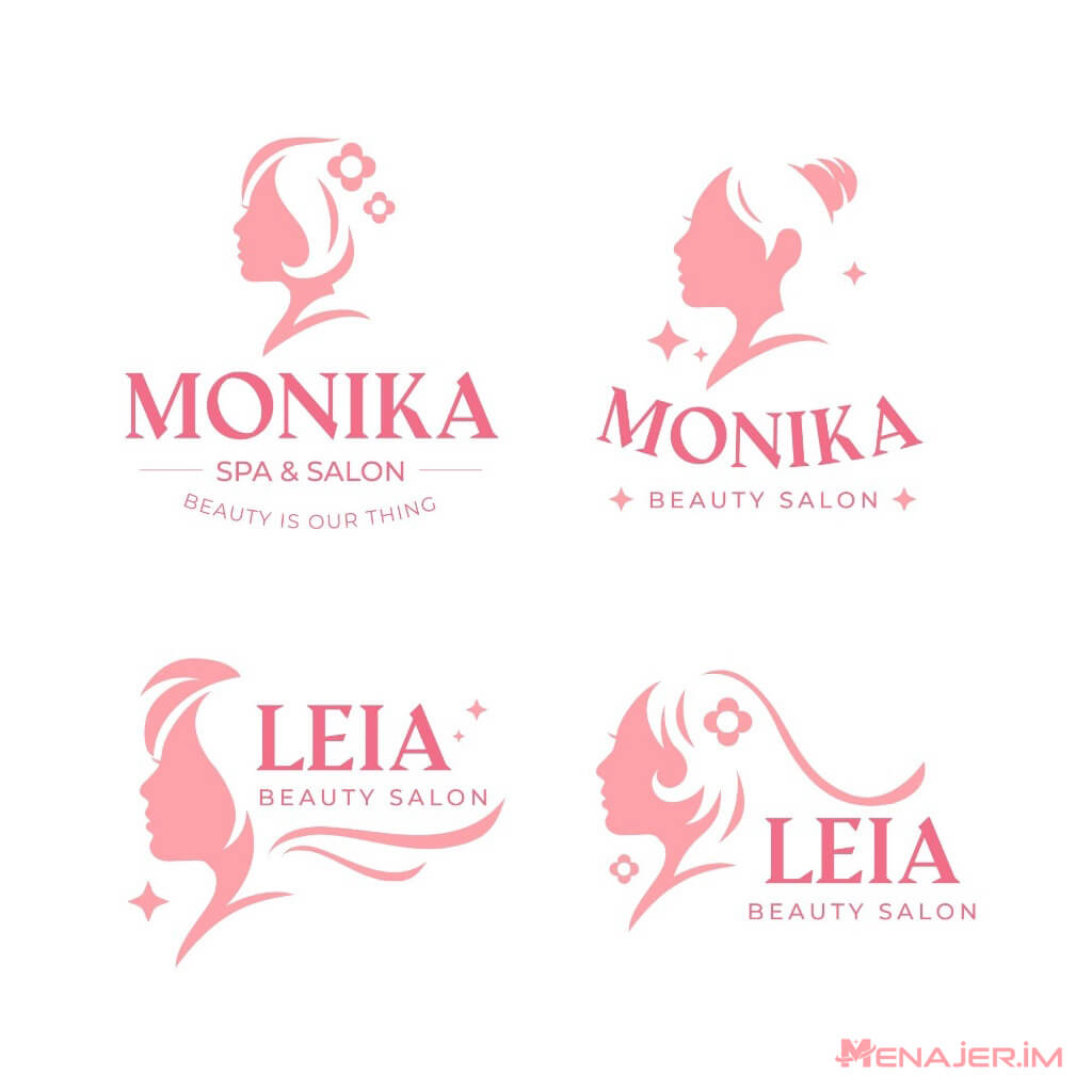 Güzellik Salonu Logo Örnekleri - 2026
