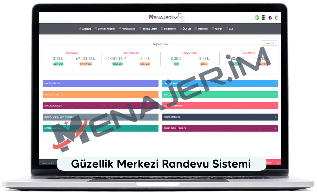 Güzellik Merkezi Randevu Sistemi